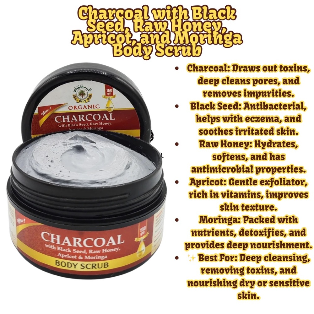 Black and White Charcoal Cleanser Exfoliant